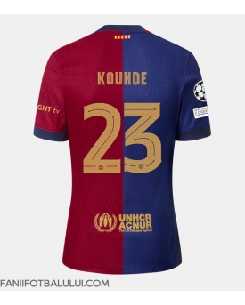 Barcelona Jules Kounde #23 Tricou Fotbal Replică 2024-25 Barbati Acasa